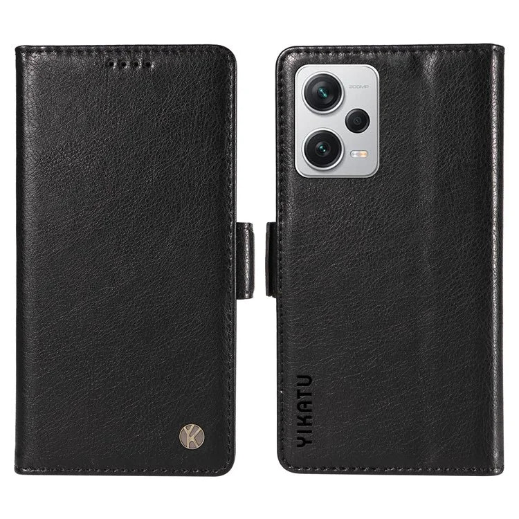 YIKATU YK-007 For Xiaomi Redmi Note 12 Pro+ 5G Case PU Leather Phone Cover with Wallet