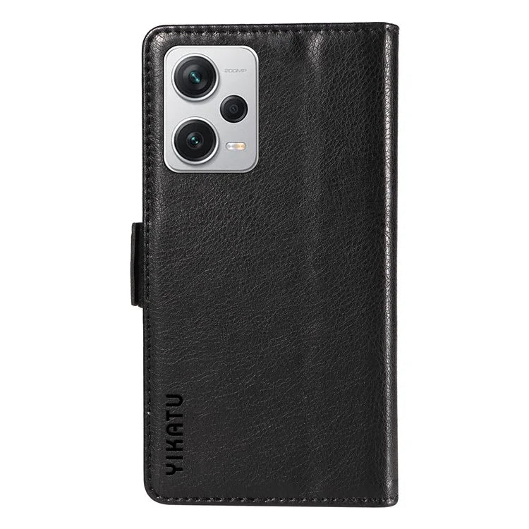 YIKATU YK-007 For Xiaomi Redmi Note 12 Pro+ 5G Case PU Leather Phone Cover with Wallet