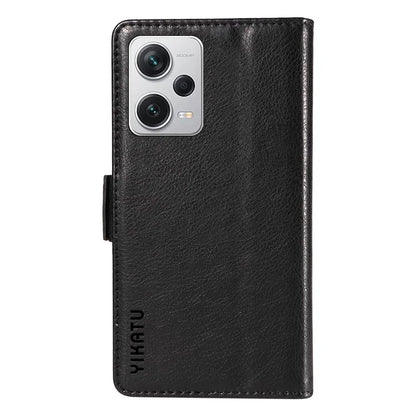 YIKATU YK-007 For Xiaomi Redmi Note 12 Pro+ 5G Case PU Leather Phone Cover with Wallet