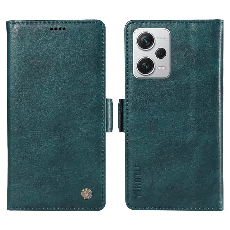 YIKATU YK-007 For Xiaomi Redmi Note 12 Pro+ 5G Case PU Leather Phone Cover with Wallet
