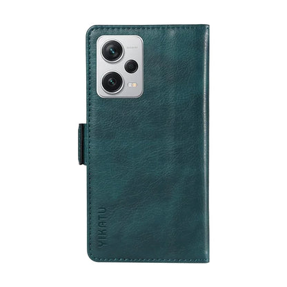 YIKATU YK-007 For Xiaomi Redmi Note 12 Pro+ 5G Case PU Leather Phone Cover with Wallet
