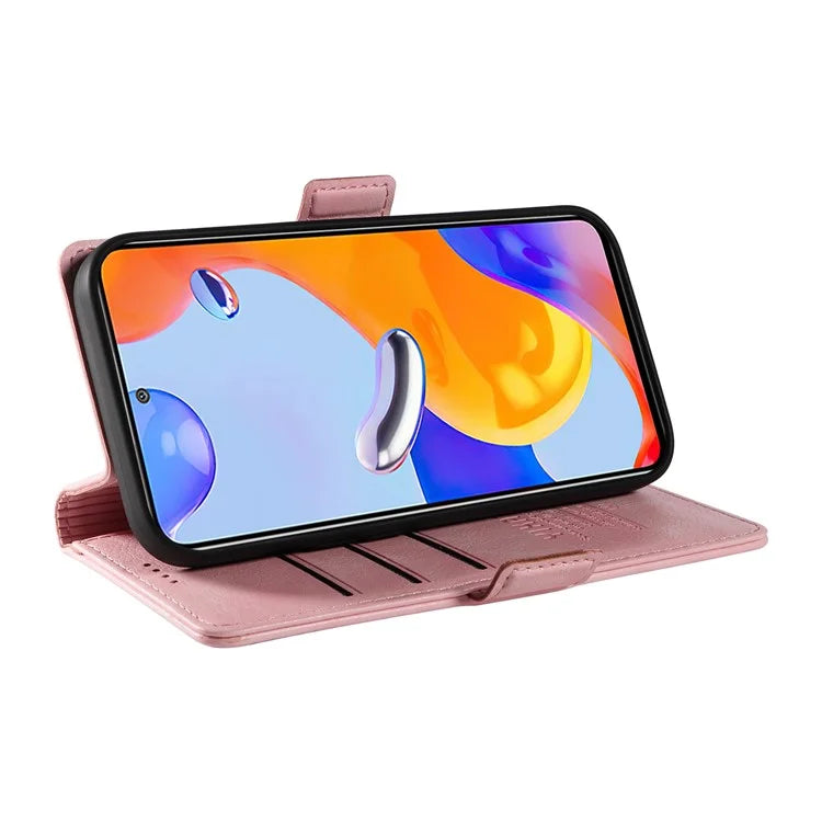 YIKATU YK-007 For Xiaomi Redmi Note 12S 4G / Note 11 4G (Qualcomm) / Note 11S 4G Case Leather Litchi Texture Phone Cover