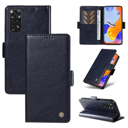 YIKATU YK-007 For Xiaomi Redmi Note 12S 4G / Note 11 4G (Qualcomm) / Note 11S 4G Case Leather Litchi Texture Phone Cover
