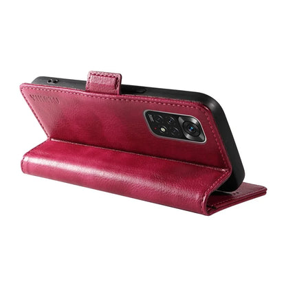 YIKATU YK-007 For Xiaomi Redmi Note 12S 4G / Note 11 4G (Qualcomm) / Note 11S 4G Case Leather Litchi Texture Phone Cover