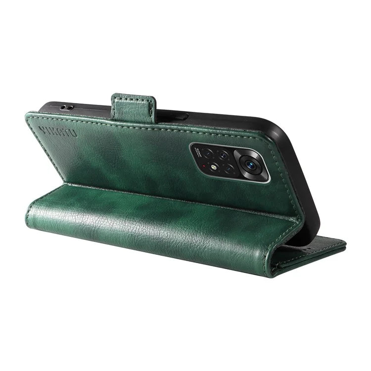 YIKATU YK-007 For Xiaomi Redmi Note 12S 4G / Note 11 4G (Qualcomm) / Note 11S 4G Case Leather Litchi Texture Phone Cover