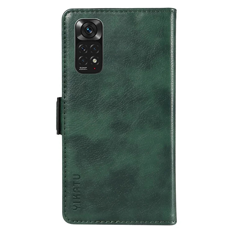 YIKATU YK-007 For Xiaomi Redmi Note 12S 4G / Note 11 4G (Qualcomm) / Note 11S 4G Case Leather Litchi Texture Phone Cover