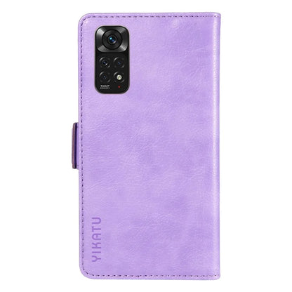 YIKATU YK-007 For Xiaomi Redmi Note 12S 4G / Note 11 4G (Qualcomm) / Note 11S 4G Case Leather Litchi Texture Phone Cover
