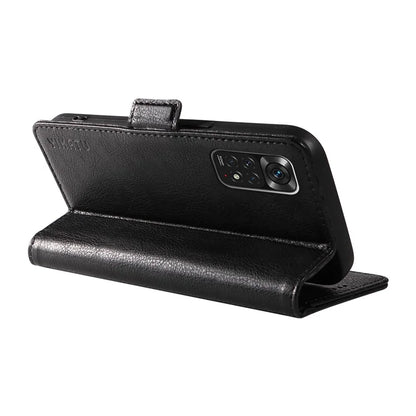 YIKATU YK-007 For Xiaomi Redmi Note 12S 4G / Note 11 4G (Qualcomm) / Note 11S 4G Case Leather Litchi Texture Phone Cover