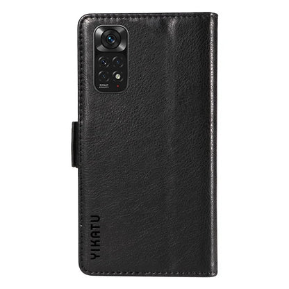 YIKATU YK-007 For Xiaomi Redmi Note 12S 4G / Note 11 4G (Qualcomm) / Note 11S 4G Case Leather Litchi Texture Phone Cover