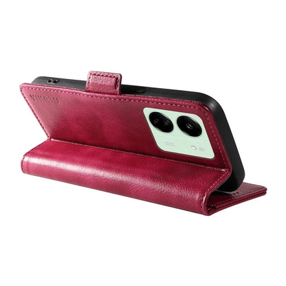 YIKATU YK-007 For Xiaomi Redmi 13C 4G / 13C 5G / 13R 5G / Poco M6 5G / Poco C65 4G Case Scratch-Proof Leather+TPU Magnetic Phone Cover