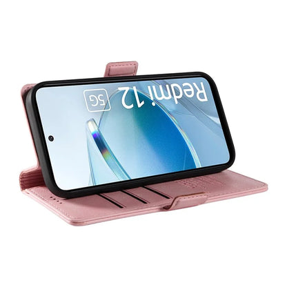YIKATU YK-007 For Xiaomi Redmi 12 4G / 12 5G (Global) / Poco M6 Pro 5G Leather Case Litchi Texture Phone Cover