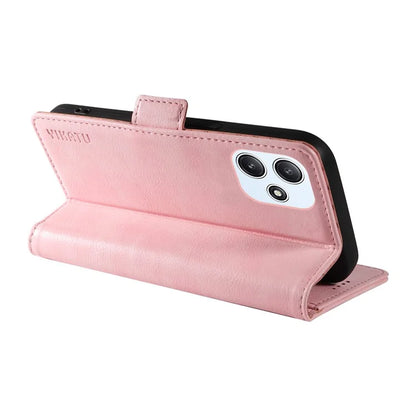 YIKATU YK-007 For Xiaomi Redmi 12 4G / 12 5G (Global) / Poco M6 Pro 5G Leather Case Litchi Texture Phone Cover