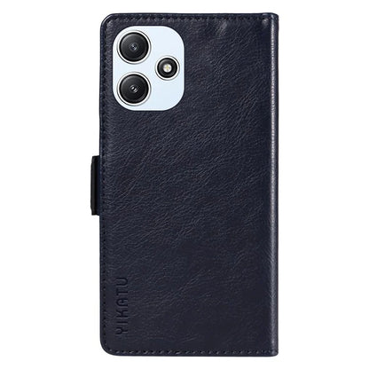 YIKATU YK-007 For Xiaomi Redmi 12 4G / 12 5G (Global) / Poco M6 Pro 5G Leather Case Litchi Texture Phone Cover
