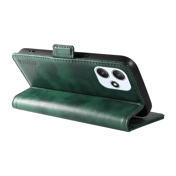 YIKATU YK-007 For Xiaomi Redmi 12 4G / 12 5G (Global) / Poco M6 Pro 5G Leather Case Litchi Texture Phone Cover