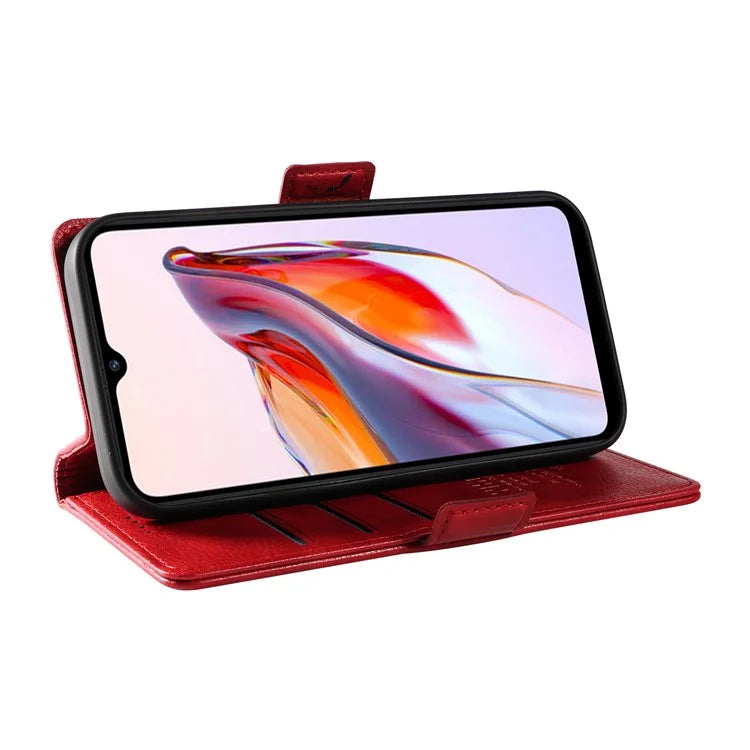 YIKATU YK-007 For Xiaomi Redmi 12C 4G / 11A 4G Case Litchi Texture Stand Smart Phone Cover