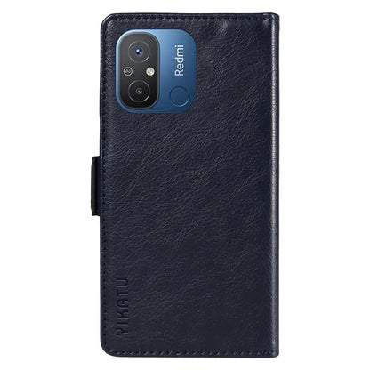 YIKATU YK-007 For Xiaomi Redmi 12C 4G / 11A 4G Case Litchi Texture Stand Smart Phone Cover