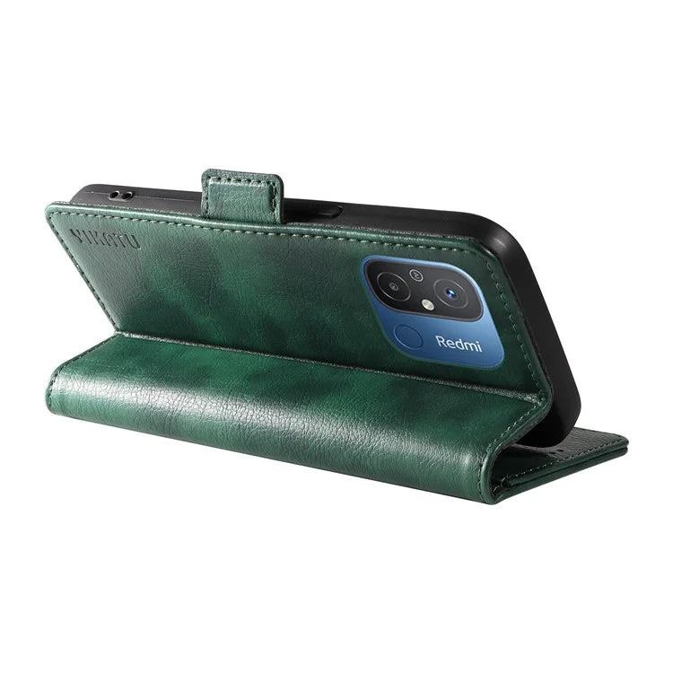 YIKATU YK-007 For Xiaomi Redmi 12C 4G / 11A 4G Case Litchi Texture Stand Smart Phone Cover