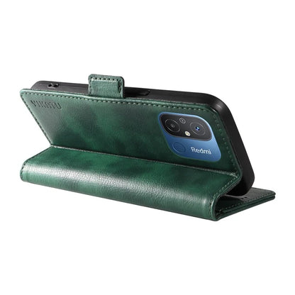 YIKATU YK-007 For Xiaomi Redmi 12C 4G / 11A 4G Case Litchi Texture Stand Smart Phone Cover