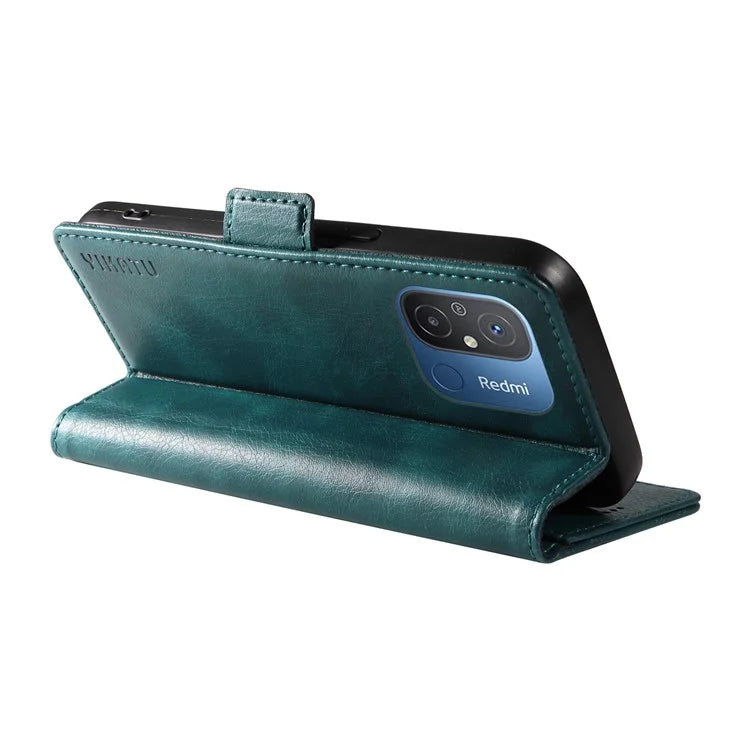 YIKATU YK-007 For Xiaomi Redmi 12C 4G / 11A 4G Case Litchi Texture Stand Smart Phone Cover