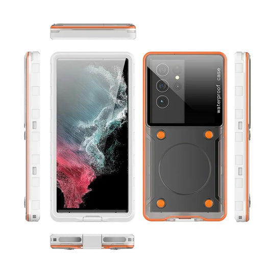 Universal IP68 Waterproof Case Phone Underwater Protection Cover for Phones Below 6.9-inch