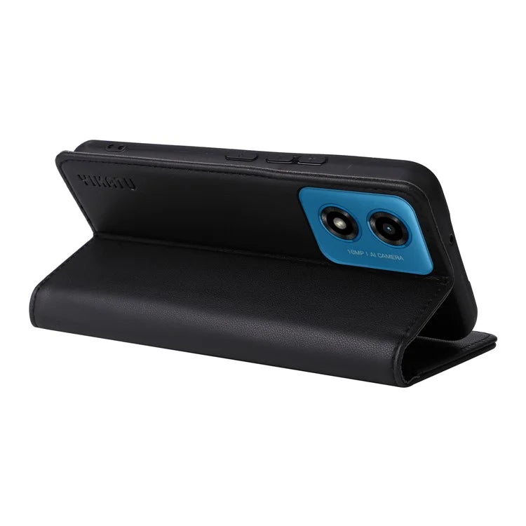 YIKATU YK-001 For Motorola Moto E14 4G / G04 4G / G04s 4G / G24 4G Cell Phone Case Magnetic Closing Leather Cover