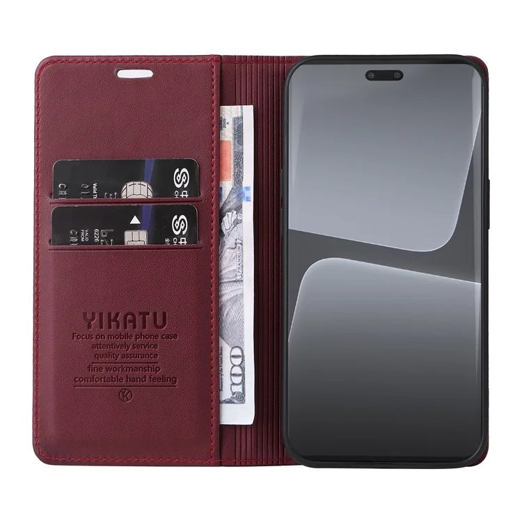 YIKATU YK-001 For Xiaomi 13 Lite / Civi 2 5G Cell Phone Case Bump Proof Leather Stand Cover