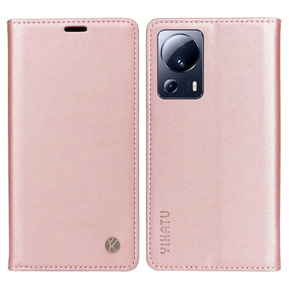 YIKATU YK-001 For Xiaomi 13 Lite / Civi 2 5G Cell Phone Case Bump Proof Leather Stand Cover