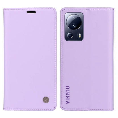 YIKATU YK-001 For Xiaomi 13 Lite / Civi 2 5G Cell Phone Case Bump Proof Leather Stand Cover