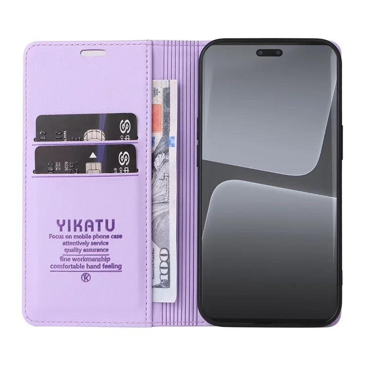 YIKATU YK-001 For Xiaomi 13 Lite / Civi 2 5G Cell Phone Case Bump Proof Leather Stand Cover
