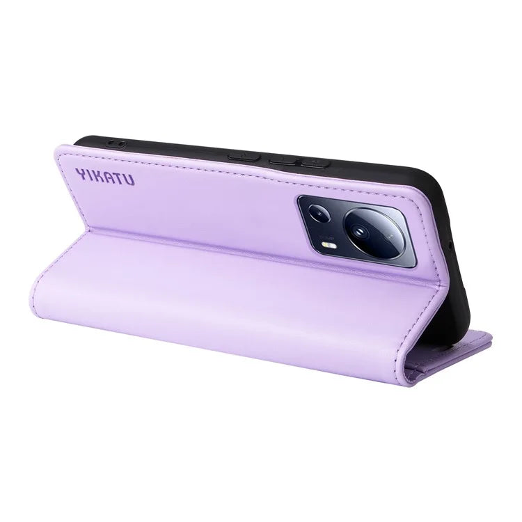 YIKATU YK-001 For Xiaomi 13 Lite / Civi 2 5G Cell Phone Case Bump Proof Leather Stand Cover