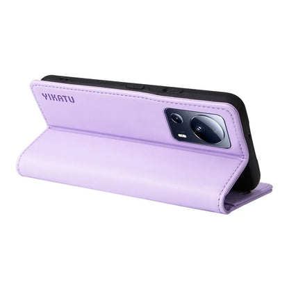 YIKATU YK-001 For Xiaomi 13 Lite / Civi 2 5G Cell Phone Case Bump Proof Leather Stand Cover