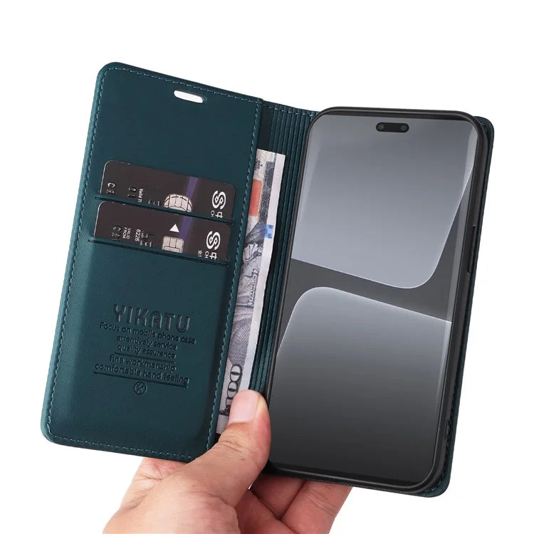 YIKATU YK-001 For Xiaomi 13 Lite / Civi 2 5G Cell Phone Case Bump Proof Leather Stand Cover