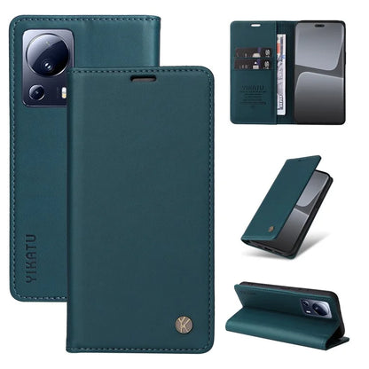 YIKATU YK-001 For Xiaomi 13 Lite / Civi 2 5G Cell Phone Case Bump Proof Leather Stand Cover