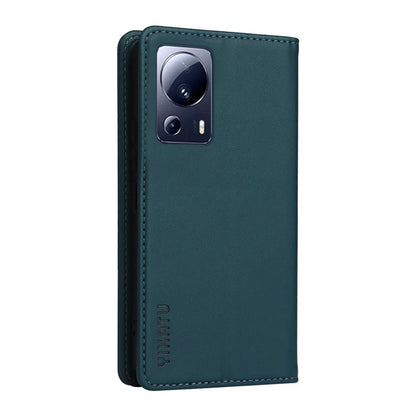 YIKATU YK-001 For Xiaomi 13 Lite / Civi 2 5G Cell Phone Case Bump Proof Leather Stand Cover