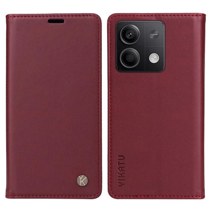 YIKATU YK-001 For Xiaomi Redmi Note 13 Pro 5G / Poco X6 5G Case Magnetic Adsorption Leather Phone Cover