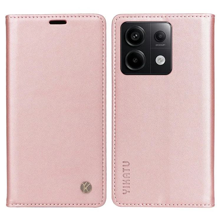 YIKATU YK-001 For Xiaomi Redmi Note 13 Pro 5G / Poco X6 5G Case Magnetic Adsorption Leather Phone Cover