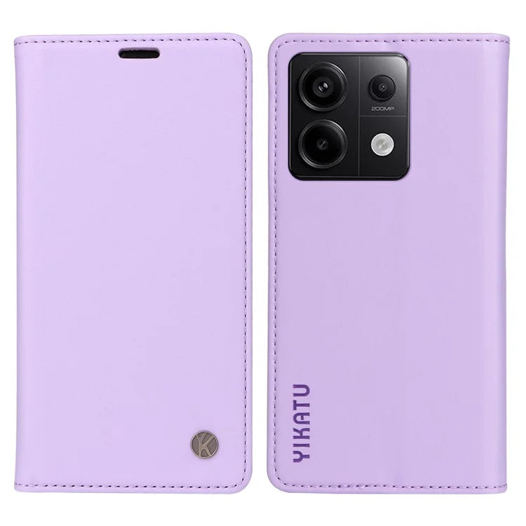 YIKATU YK-001 For Xiaomi Redmi Note 13 Pro 5G / Poco X6 5G Case Magnetic Adsorption Leather Phone Cover