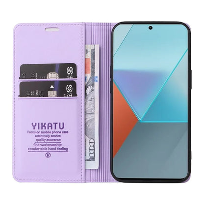 YIKATU YK-001 For Xiaomi Redmi Note 13 Pro 5G / Poco X6 5G Case Magnetic Adsorption Leather Phone Cover