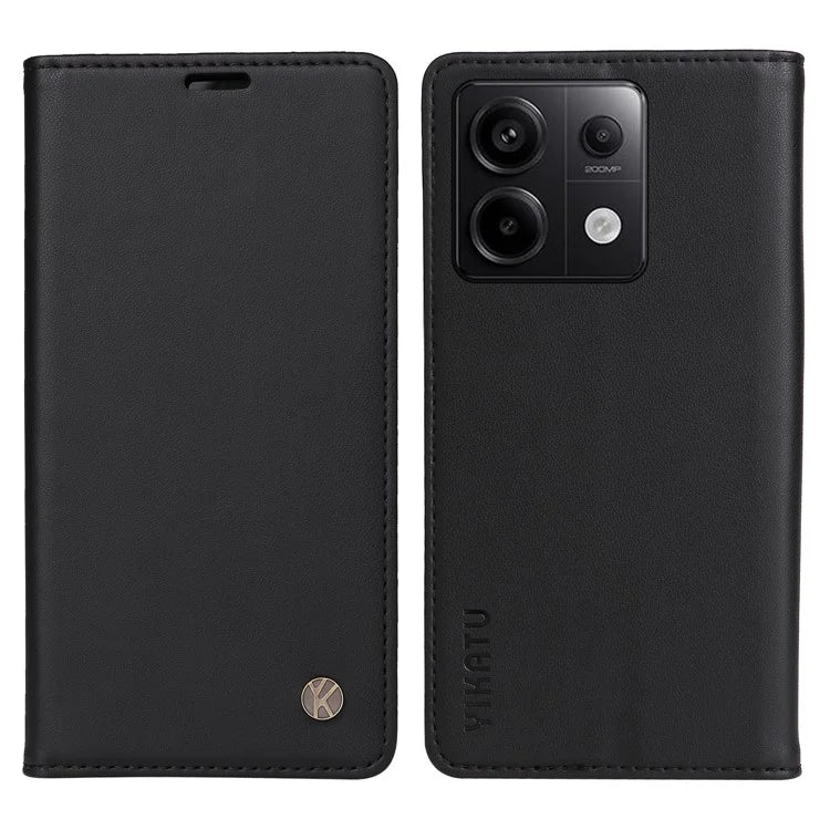 YIKATU YK-001 For Xiaomi Redmi Note 13 Pro 5G / Poco X6 5G Case Magnetic Adsorption Leather Phone Cover