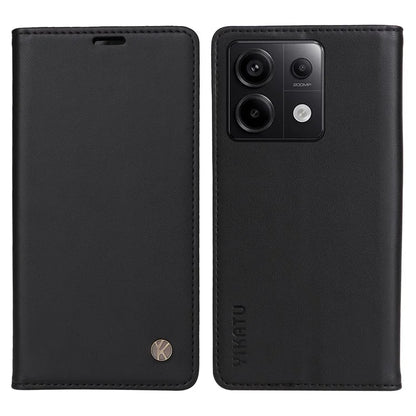 YIKATU YK-001 For Xiaomi Redmi Note 13 Pro 5G / Poco X6 5G Case Magnetic Adsorption Leather Phone Cover