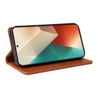 YIKATU YK-001 For Xiaomi Redmi Note 13 5G Cell Phone Case Fully Wrapped Folio Flip Leather Cover