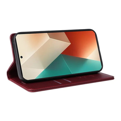 YIKATU YK-001 For Xiaomi Redmi Note 13 5G Cell Phone Case Fully Wrapped Folio Flip Leather Cover