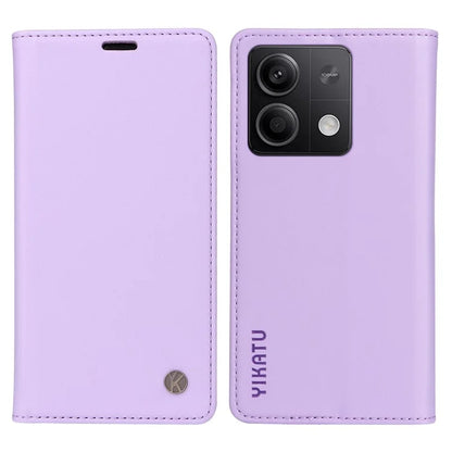 YIKATU YK-001 For Xiaomi Redmi Note 13 5G Cell Phone Case Fully Wrapped Folio Flip Leather Cover