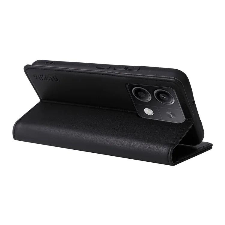 YIKATU YK-001 For Xiaomi Redmi Note 13 5G Cell Phone Case Fully Wrapped Folio Flip Leather Cover