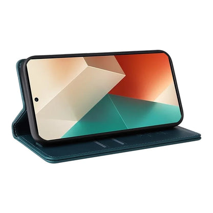 YIKATU YK-001 For Xiaomi Redmi Note 13 5G Cell Phone Case Fully Wrapped Folio Flip Leather Cover
