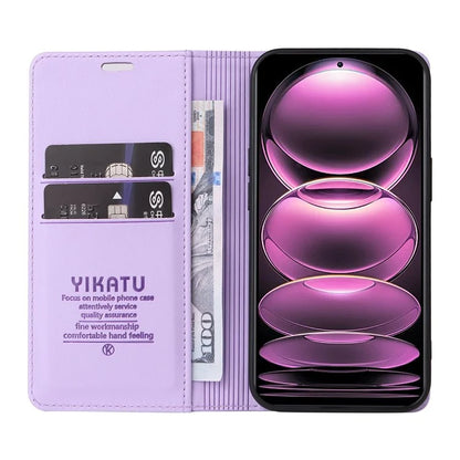YIKATU YK-001 For Xiaomi Poco X5 Pro 5G / Redmi Note 12 Pro Speed 5G / Note 12 Pro 5G Case Magnetic Closing PU Leather Cover