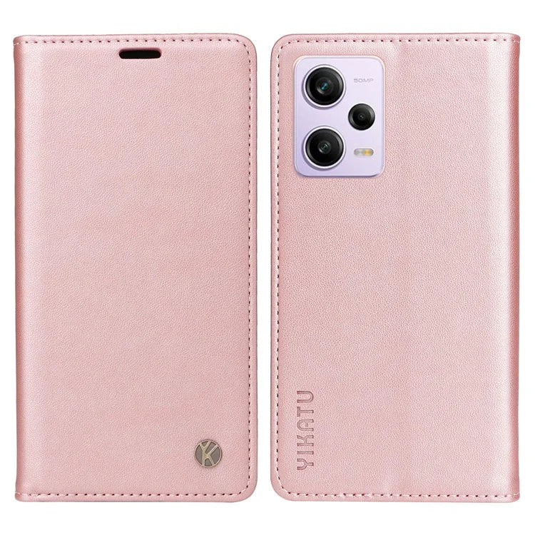 YIKATU YK-001 For Xiaomi Poco X5 Pro 5G / Redmi Note 12 Pro Speed 5G / Note 12 Pro 5G Case Magnetic Closing PU Leather Cover