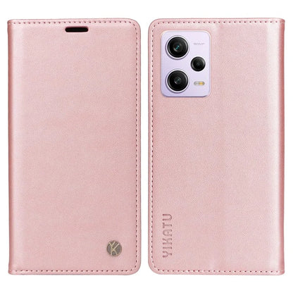 YIKATU YK-001 For Xiaomi Poco X5 Pro 5G / Redmi Note 12 Pro Speed 5G / Note 12 Pro 5G Case Magnetic Closing PU Leather Cover