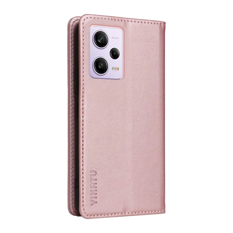 YIKATU YK-001 For Xiaomi Poco X5 Pro 5G / Redmi Note 12 Pro Speed 5G / Note 12 Pro 5G Case Magnetic Closing PU Leather Cover