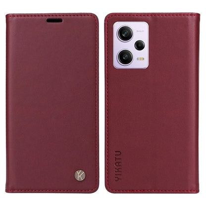 YIKATU YK-001 For Xiaomi Poco X5 Pro 5G / Redmi Note 12 Pro Speed 5G / Note 12 Pro 5G Case Magnetic Closing PU Leather Cover